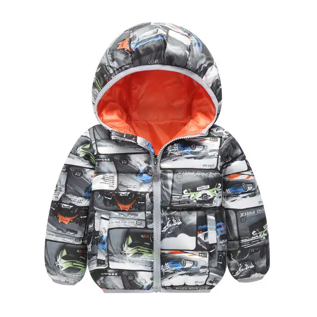2018 Light Winter Boy Girl Jacket Children Hooded Warm Down Parka Kids ...