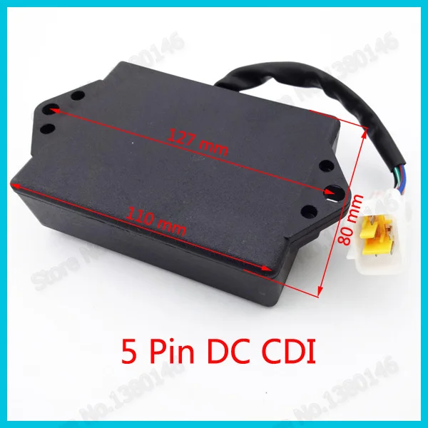 

OEM 400cc 5 Pin Ignition DC CDI For 400cc ATV Quad UTV Buggy Go Kart Hensim Jianshe JS Roketa Scout