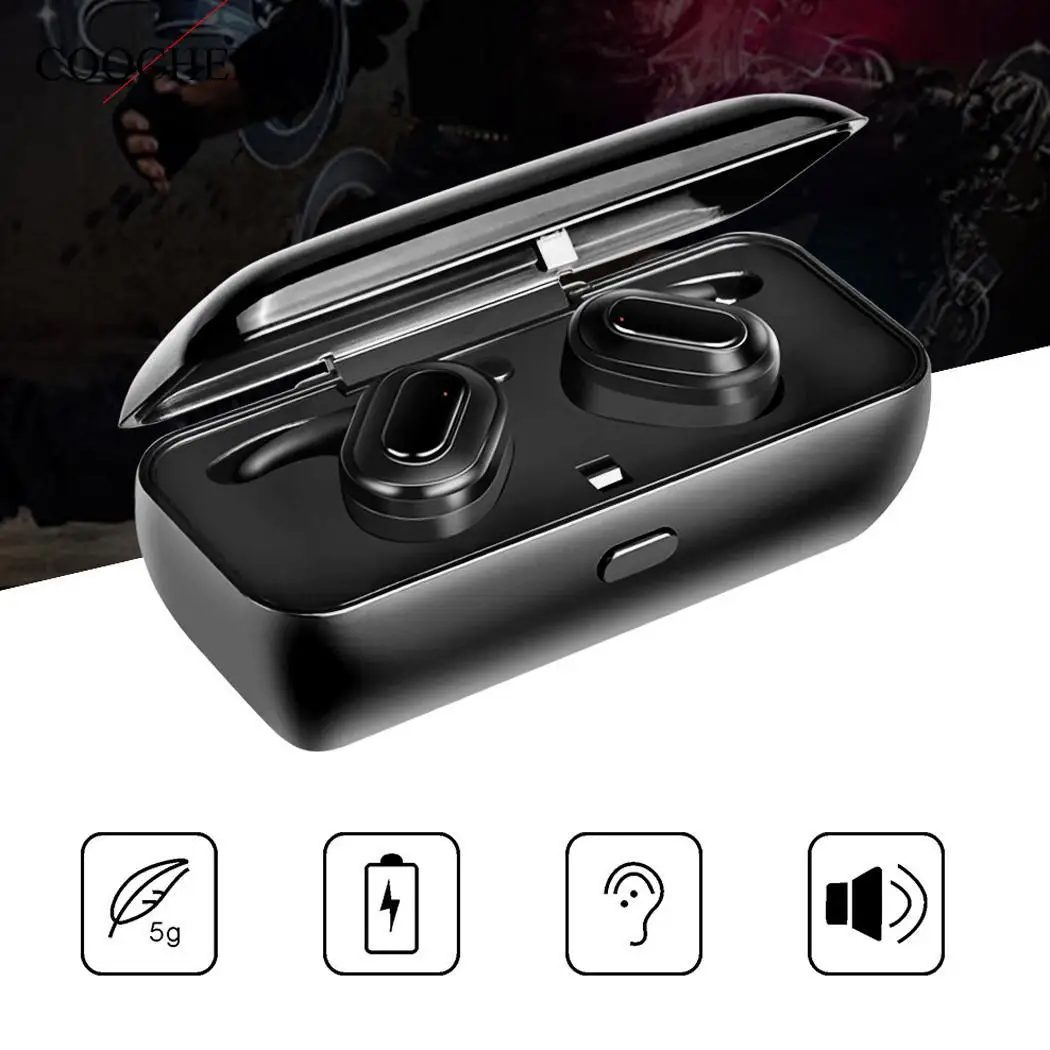 Коробка гарнитура зарядки Bluetooth 4 1 Беспроводной Twin Bluetooth|Наушники и гарнитуры| |