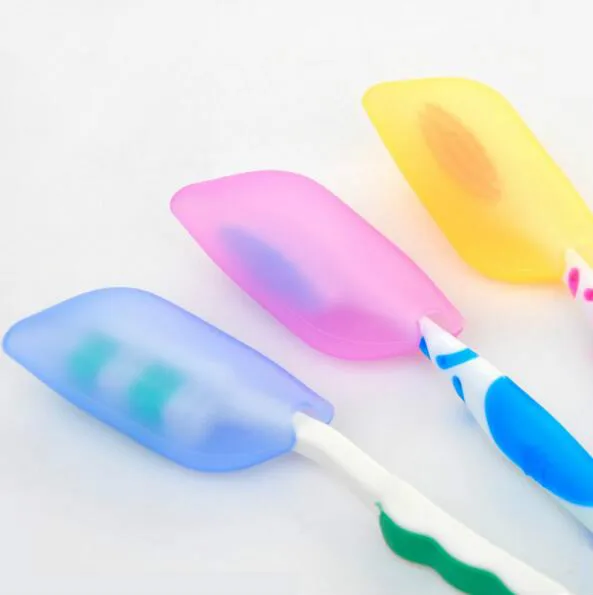 Travel Camping Protect Toothbrush Head Cleaner Cover Case Box Holder Protect Hike Brush Cleaner Brush 5