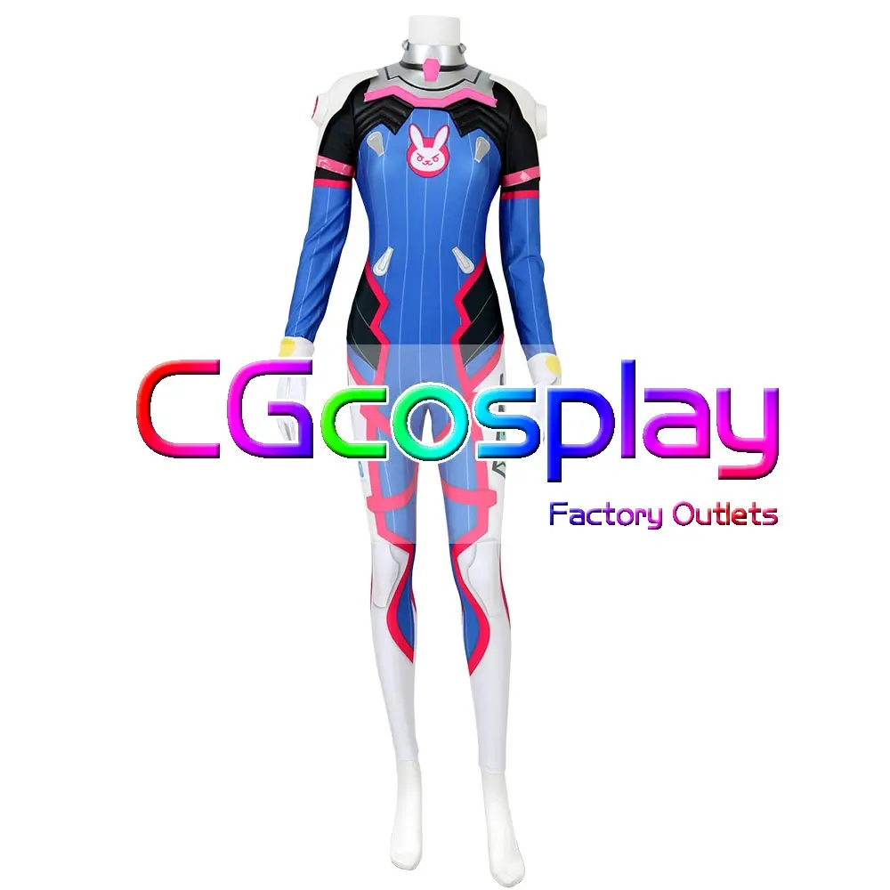 

CGCOS Express Shipping DVA D.va Jumpsuit Game Cos Cosplay Costume Uniform Helloween Custom-made