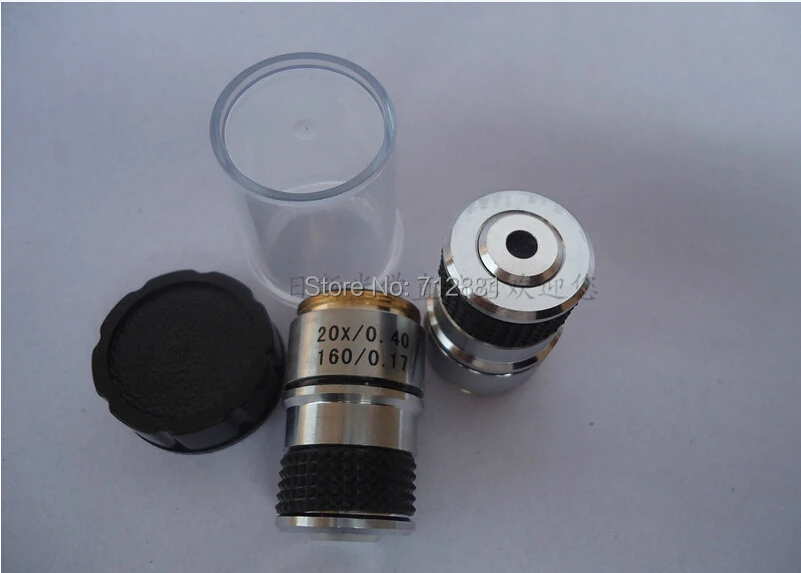 20X Objective Achromatic 185 Objectives lens Biological Microscope Free