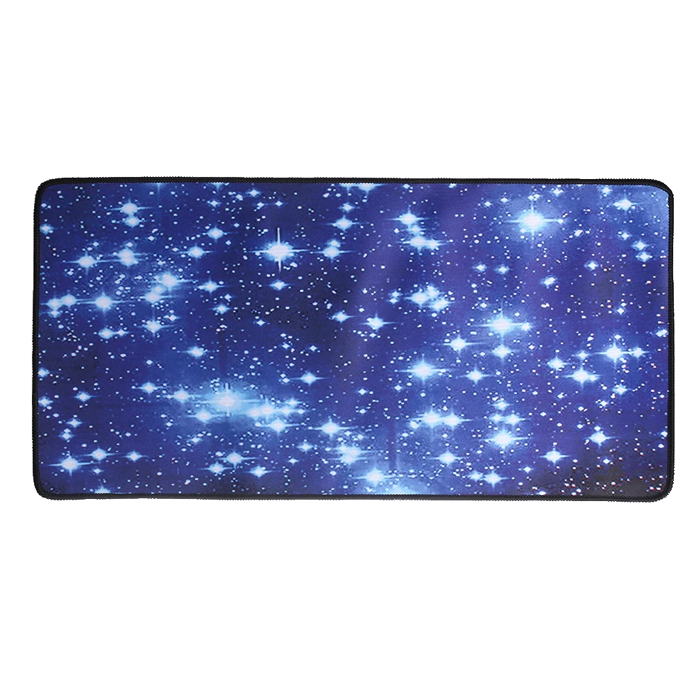  Large Locking Edge Mouse Pad Galaxy Anti-Slip Gaming Mice Keyboard Mat Desk Cushion for PC Laptop C