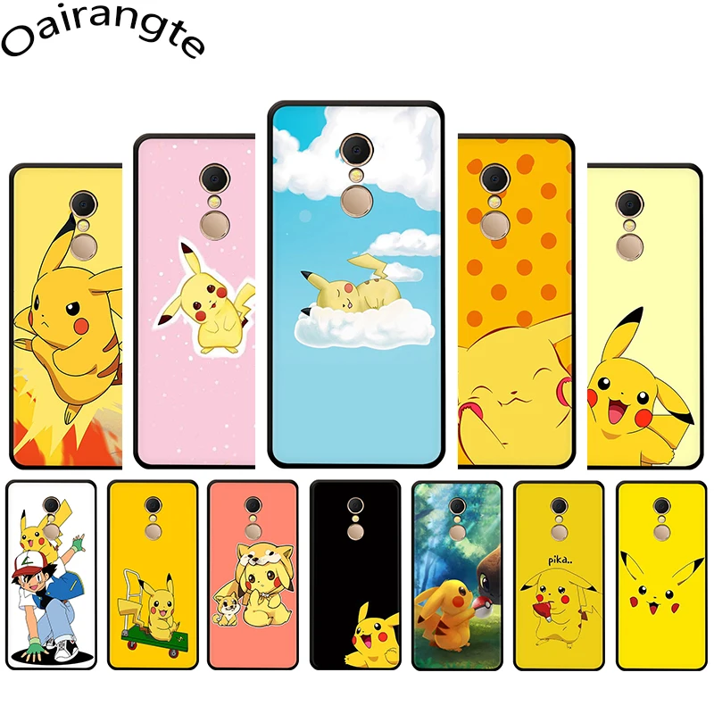 

Pokemons Silicone phone case for Xiaomi Redmi 4A 4X 5 6 A Plus Pro 7 GO Note 5 6 7 8 Pro 7A K20 Pro