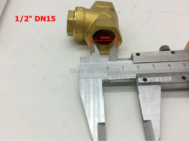 Бесплатная доставка DN15 Нитки обратный Клапан латунь 1/2 "3/4" BSPP высокого Давление, медь установки