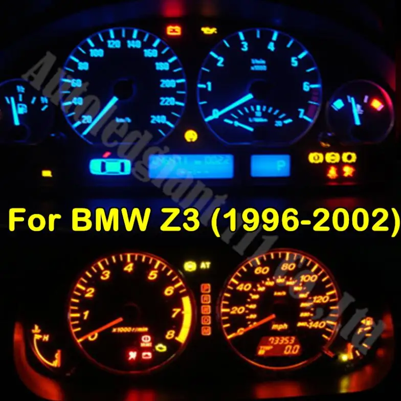 7Colors T5 Led Light Instrument Light Dashboard Gauge LED Bulb For BMW