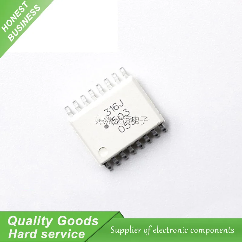 10 шт. A316J HCPL-316J HCPL316J SOP16 A316 новый оригинальный Бесплатная доставка | Электронные