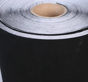 Черный фланелет обои ПВХ самоклеющиеся бумажная мебель влагостойкие наклейки ящик счетчик виниловые обои для кухни - Цвет: BLACK
