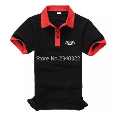 

Summer short sleeve DIY kia polo shirt shop overalls polos shirts
