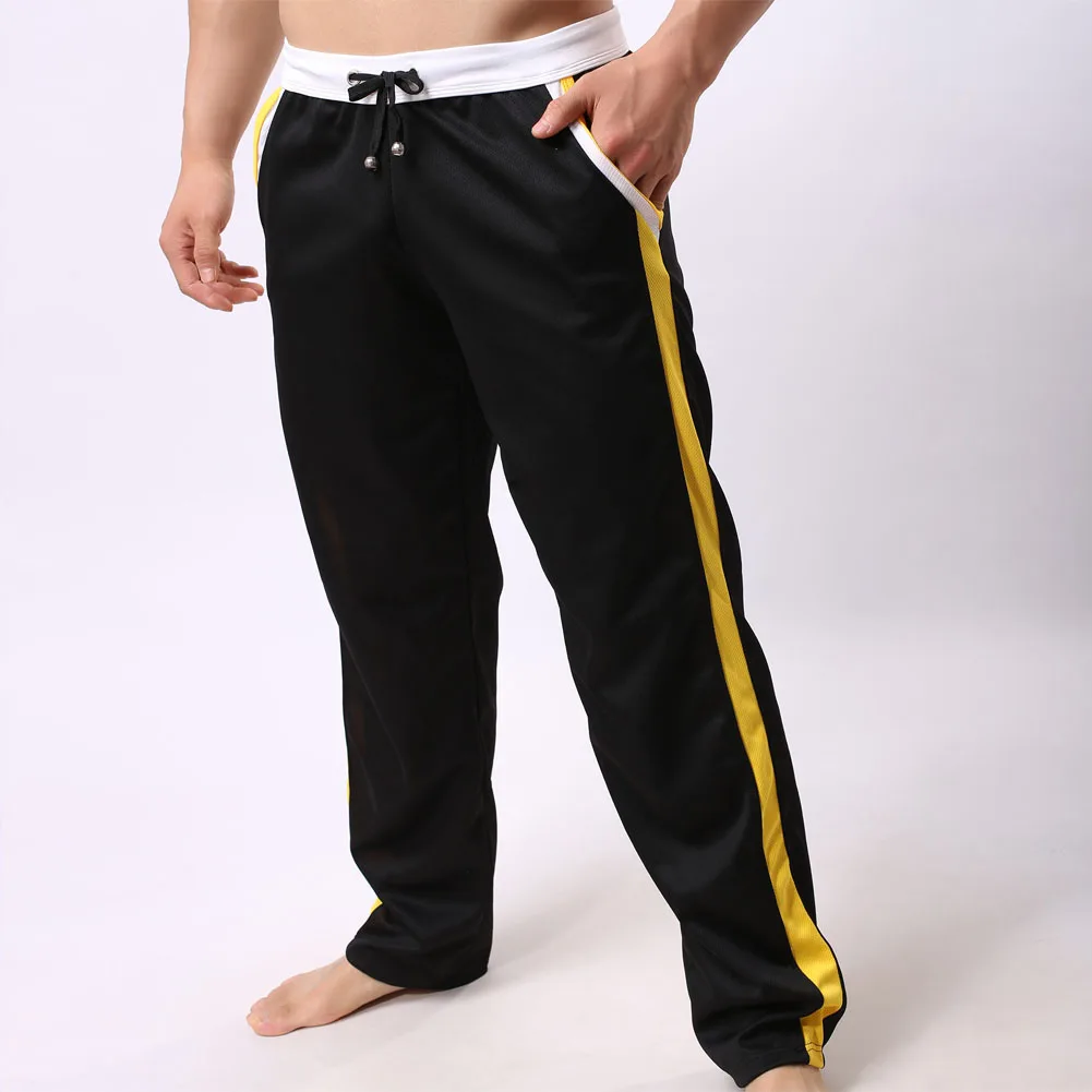 Men's Pants Autumn Sweat Trousers Full Length Long Elastic