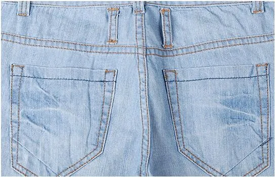 Женские Летние Осенние вареные Длинные прямые брюки, джинсовые штаны, женские повседневные свободные широкие джинсы