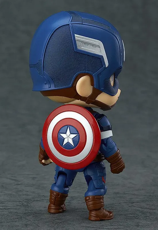 Аниме Marvel Nendoroid 618 милые каваи Капитан Америка 10 см фигурка игрушки