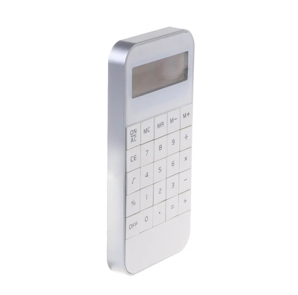 Portable Home Calculator LCD Display Pocket Electronic Calculating Office School Calculator 11.5x5.9x1.0cm