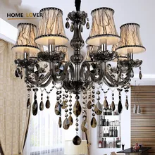 Новые современные светодиодные хрустальные люстры для кухни гостиной спальни серого цвета K9 хрустальные люстры de teto Потолочная люстра