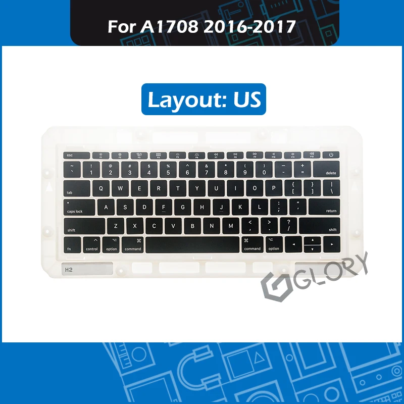 Ноутбук A1708 Keycaps US Layout для Macbook Pro retina 1" A1708 замена крышки клавиатуры Late Mid