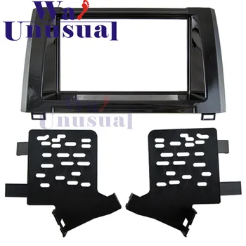 

2 DIN Top Quality Car Radio Fascia Panel for Toyota Tundra 2014 Stereo Dash CD Facia Trim Installation Kit