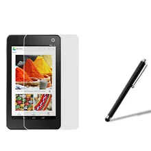 1х пленка+ 1х ткань+ 1х стилус, Антибликовая матовая защитная пленка для экрана для планшета Dell Venue 7 3730 3740 " 7 дюймов