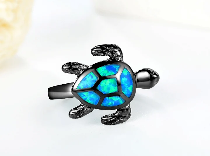 turtle opal ring black5
