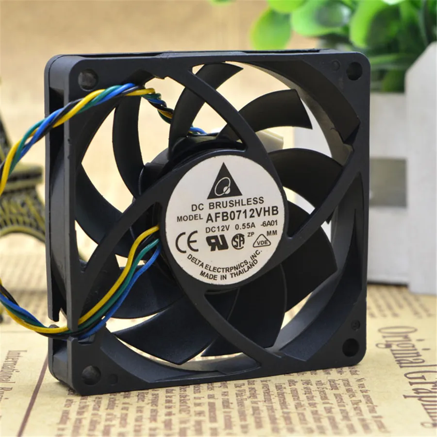 

The original 7015 Delta 7CM AFB0712VHB DC12V 0.55A PWM automatic temperature control CPU cooling fan 4 line