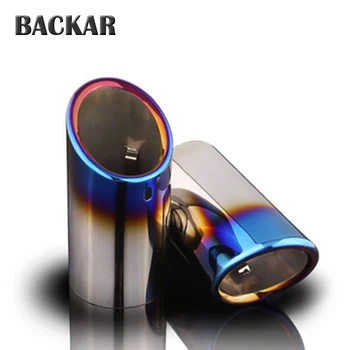 

Backar For Skoda Octavia A5 A7 Superb Yeti 1.4T 1.6T High quality Stainless steel Car Automobiles exhaust pipe cover muffler
