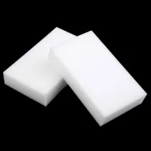 100 pçs/lote atacado branco magia esponja borracha melamina cleaner, multi-funcional limpeza 100x60x10mm