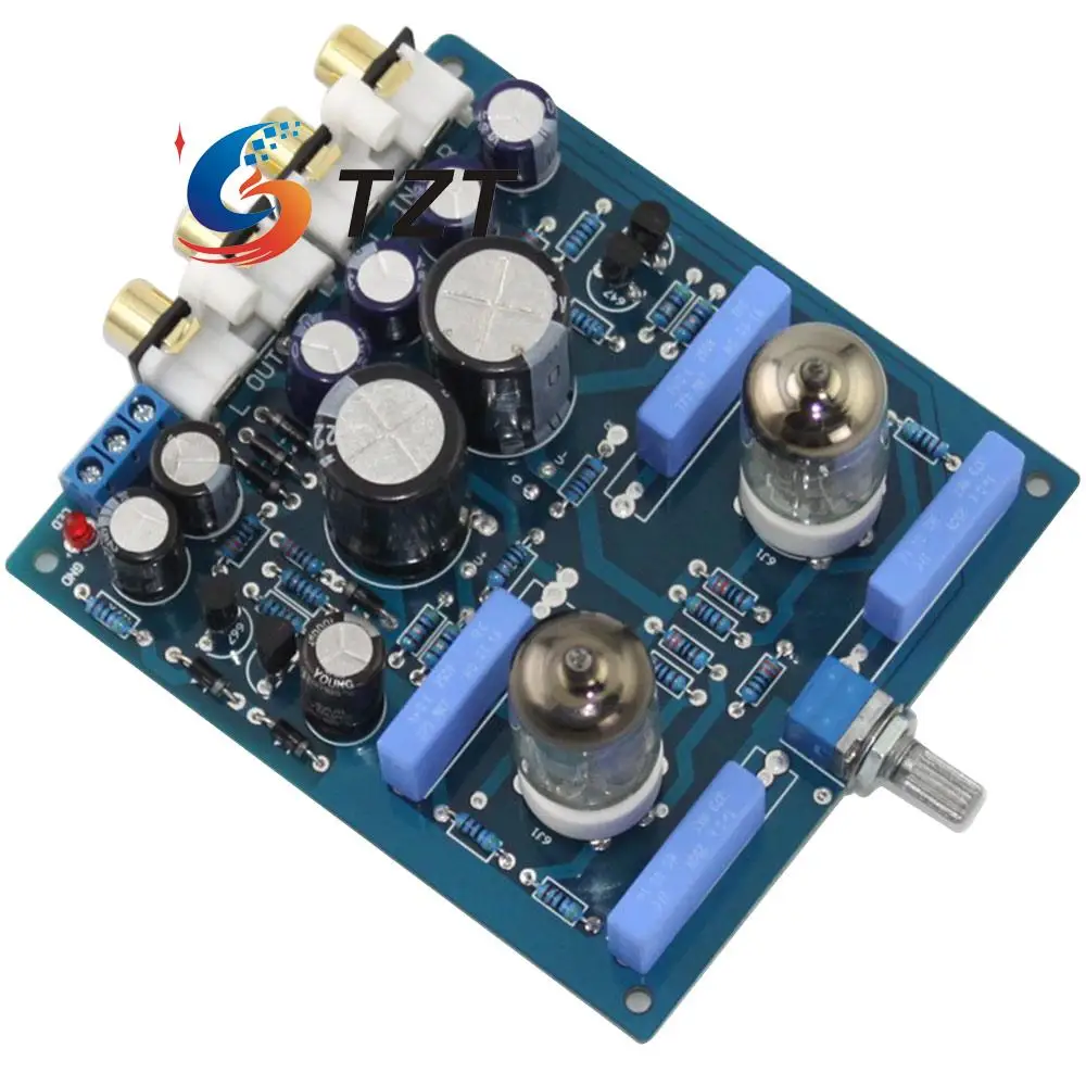 

Preamp Tube HIFI Audio Amplifier Board AC12V-0-AC12V 15W Module 6J1 Vacuum Tube