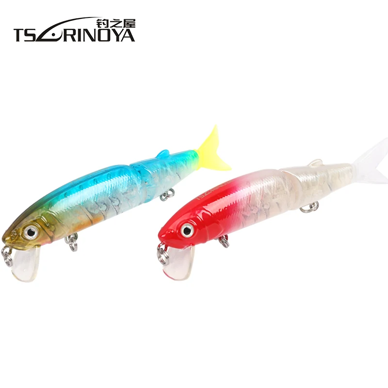 Приманка рыболовная TSURINOYA DW42 два сегмента мягкий хвост 1 8 м|trulinoya dw42|lure baitfishing lure |