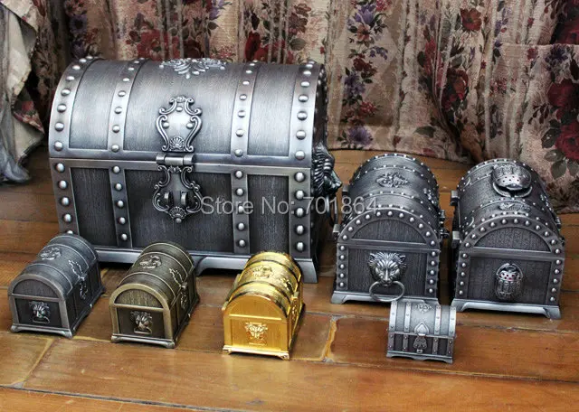 競売 希少パイレーツオブカリビアン 宝箱 小物入れ 重量2kg以上