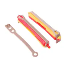 12 шт./лот, щипцы для завивки, набор резиновых лент для самостоятельной укладки волос, маленькие щипцы для завивки волос, парикмахерские инструменты, палочки разных цветов