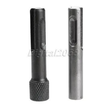 

New 2pcs 1/4 Inch SDS Hex Socket Nut Impact Driver Adaptors Set Hammer Conversion Extension Drill Bit Adapter Woodworking Tools