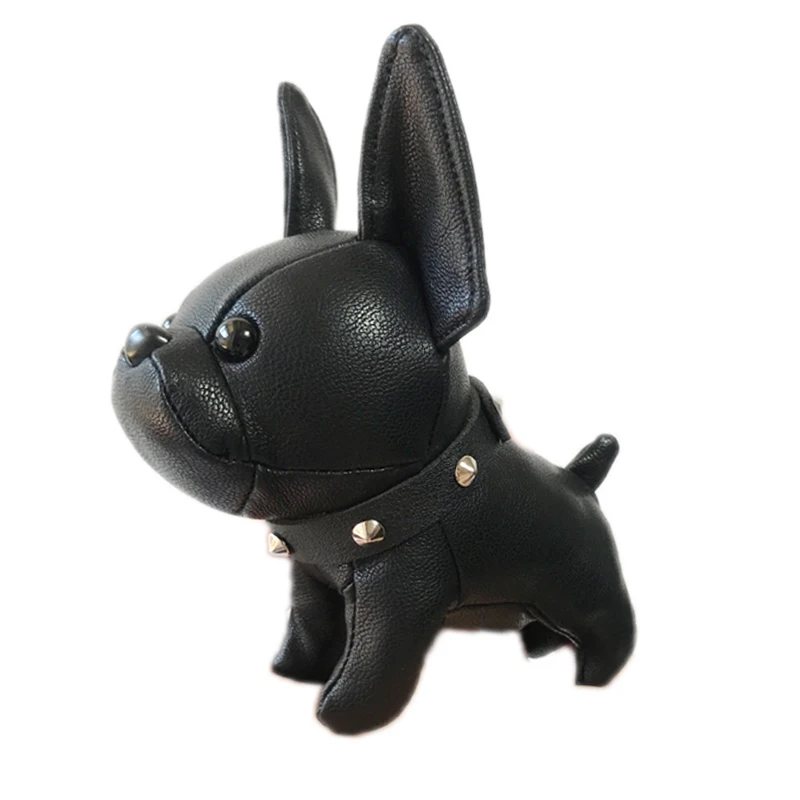 

Super cute bulldog key chain handbag adorable decroative pendant animal leather dog cute bag pendant doll