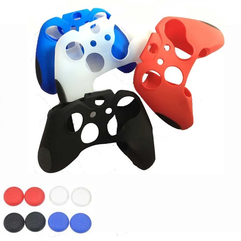 Soft Thicker Half Silicone Rubber Protective Skin Case Cover with