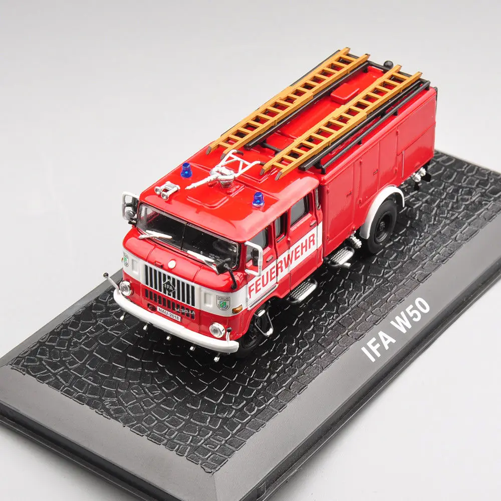 

ATS 1/72 alloy car model IFA W50 Ladder Fire Truck Model Collection model