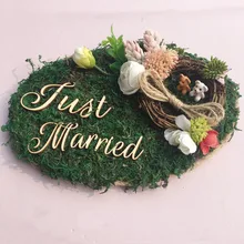 1 шт. индивидуальный деревенский юбилейный декор для вечеринки в честь Дня Рождения Пользовательское имя подушка кольцо держатель Свадьба