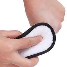 1 шт. мягкой микрофибры для снятия макияжа Полотенца Ткань колодки для удаления Полотенца лица очищающее средство для снятия макияжа Полотенца чистой воды ленивый Применение