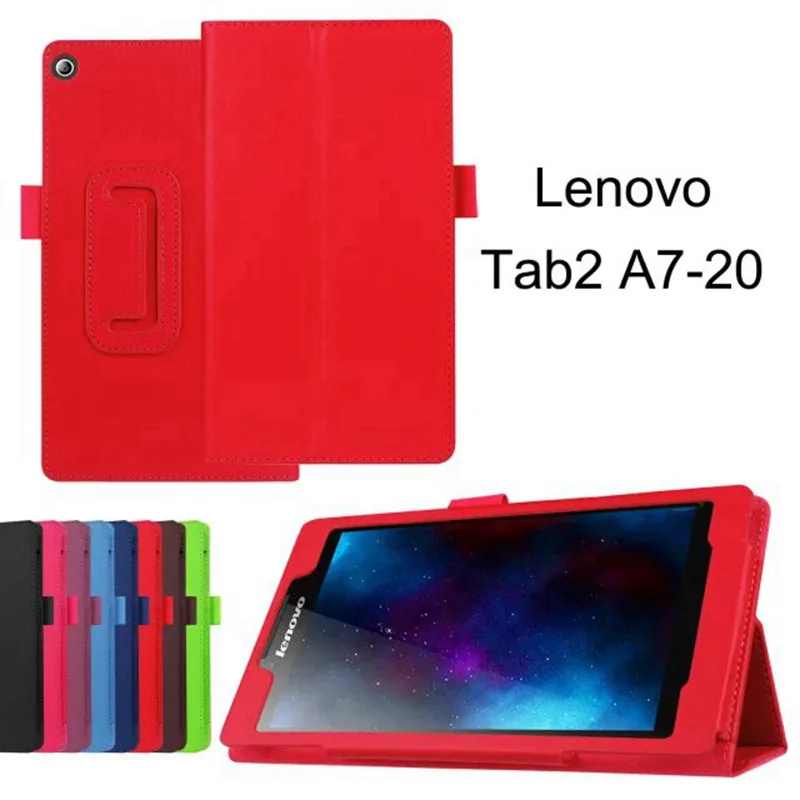 Для lenovo Tab 2 A7-10 A7-10F A7-20 A7-20F Tab2 A7 20 10 Tablet чехол кронштейн флип Модный чехол из ПУ кожи чехол + пленка