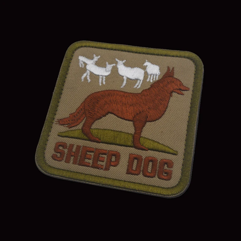 Вышитая нашивка Collie Ask Pet сервис собака тактика 3D армейский значок с надписью Военная эмблема Вышитая эмблема одежда
