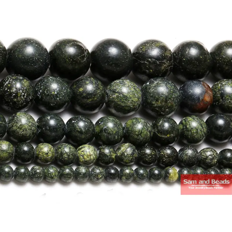 

Free shipping Natural Stone Green Snakeskin Snowflake agat Beads 15" Strand 4 6 8 10 12MM Pick Size For Jewelry Making GSAB21