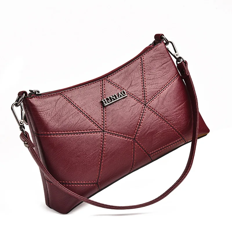 

High Quality Fashion Patchwork Shoulder CrossBody Bags Women's Genuine Leather Handbags Ladies Messenger Bag Women Bags Bolsas