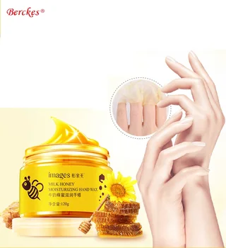 

30PCS Image of milk and honey moisturizing hand wax tender white moisturizing tear type lotion moisturizing hand cream