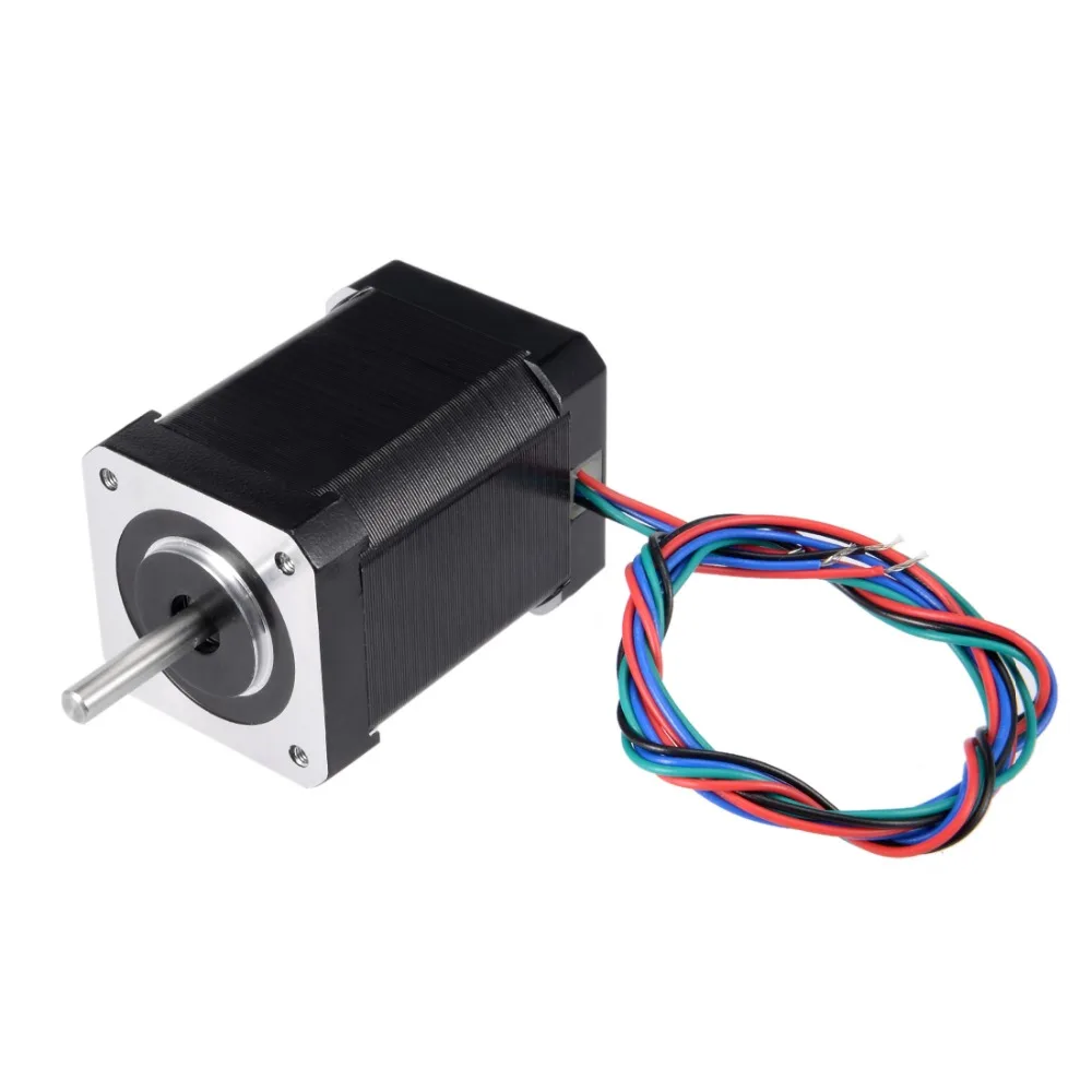 

Uxcell Nema 17 2-Phase Hybrid Stepper Motor 1.8 deg. Step Angle 75N.cm 63mm Body for 3D Printer/CNC