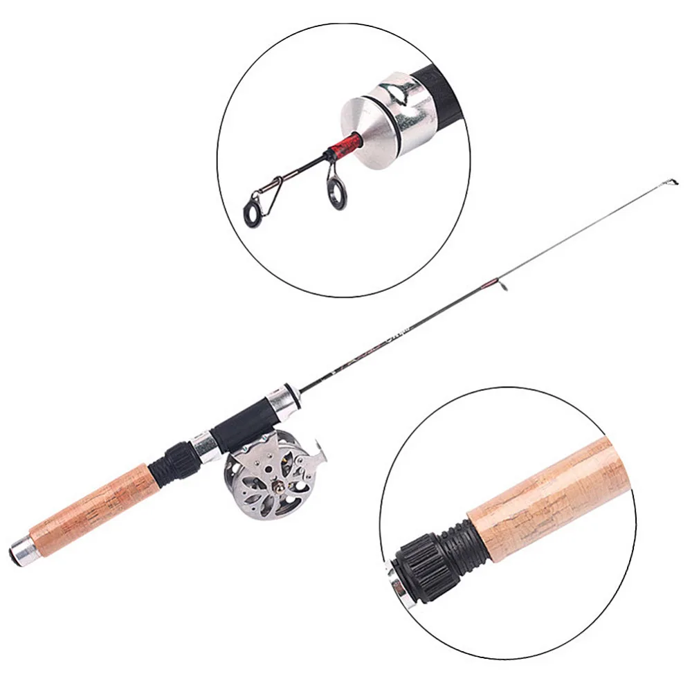 Ultra light Telescoping Carbon Ice Fishing Rod Outdoor Portable Rock