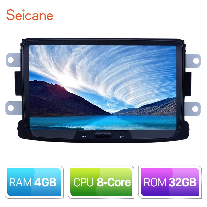 

Seicane Android 8.0 8"GPS Multimedia Player Car Radio For 2014 2015 2016 RENAULT Duster Deckless With Bluetooth Music OBD2 DVR