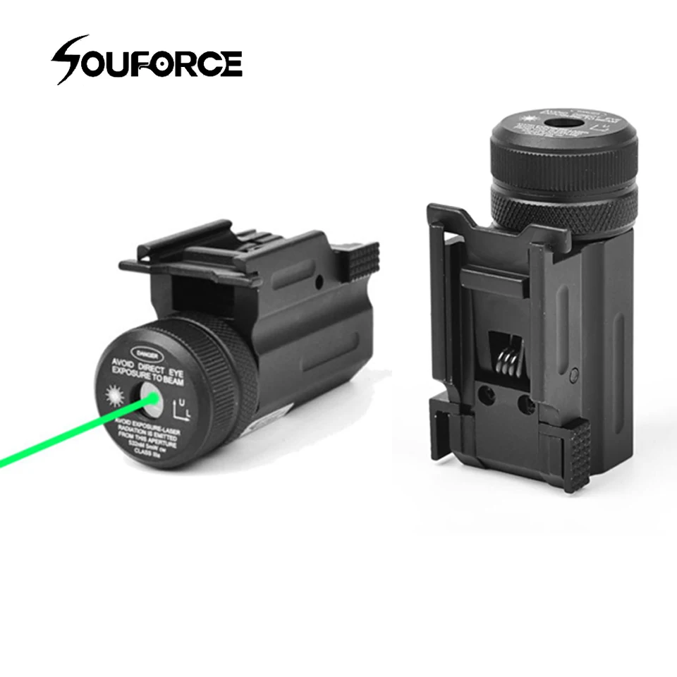 

Green Dot Laser Sight with Tactical Power fit Pistol and Airsoft Rifle Glock 17 19 22