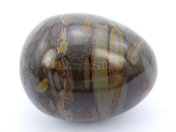 

Natural Collectible Tiger Skin Jas-per Gems Stone Egg Decor Statue Sphere Handball Health Massager 5Pcs/Pack