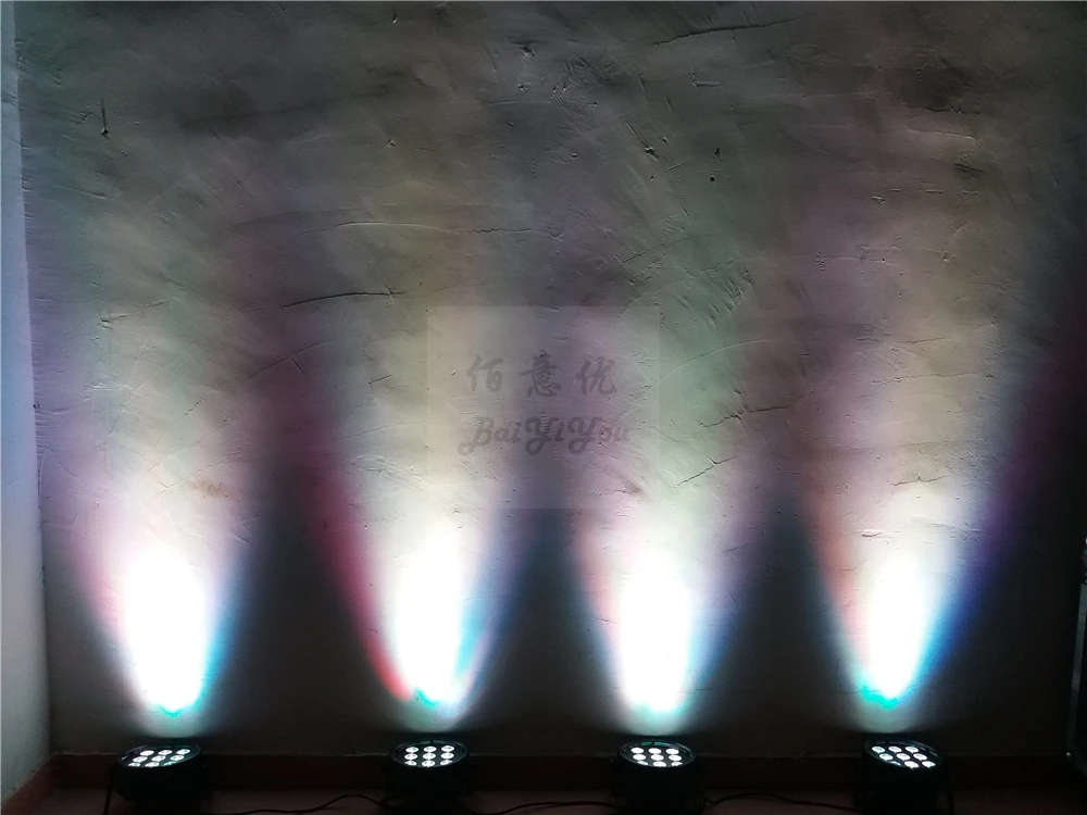 9pcs LED Flat PAR 43