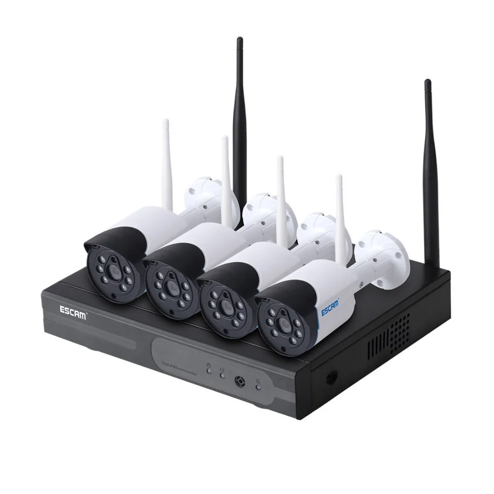 Escam wnk404 4CH 720 P Беспроводной AoteTek комплект Открытый ИК WI-FI IP Камера Surveillanc 9,5