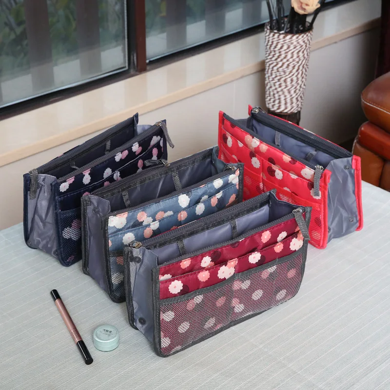 RUPUTIN, женская сумка-Органайзер для путешествий, косметичка для туалетных принадлежностей, наборы для путешествий, сумка для хранения, двойная цветная косметичка на молнии