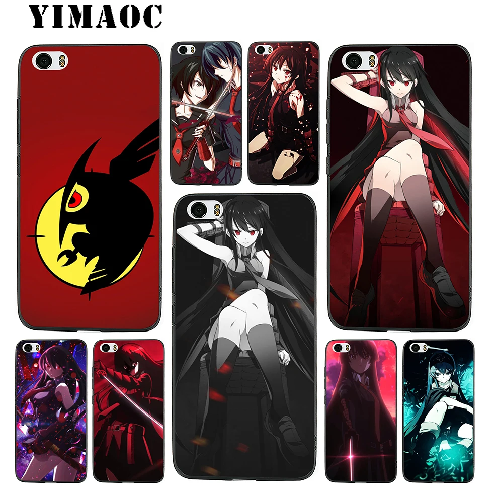 Мягкий силиконовый чехол YIMAOC Akame Ga Kill для Xiaomi Redmi Note 9 Mi 8 Se 7 6 6A A1 A2 4X 4A 5A 5 MAX 3 MiA1 |