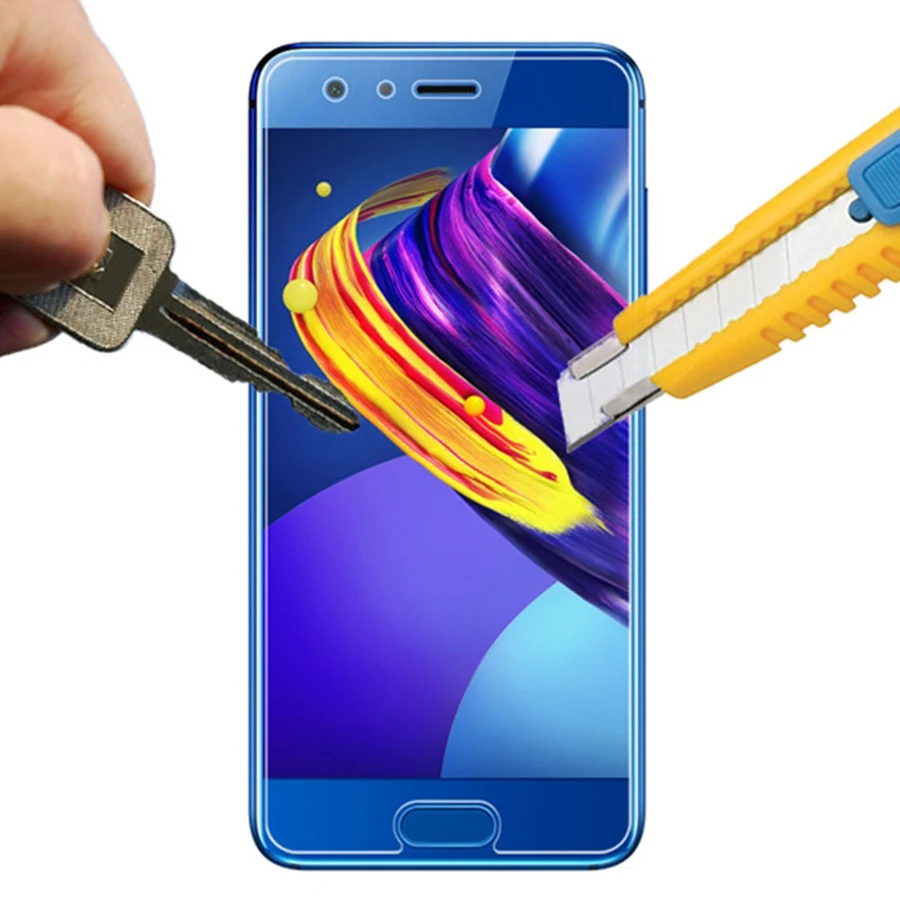 Защитный экран для Huawei Honor 9 закаленное стекло 8 7X 6X 6A 6C Lite 5C 7 6 5X Plus 7i защитная